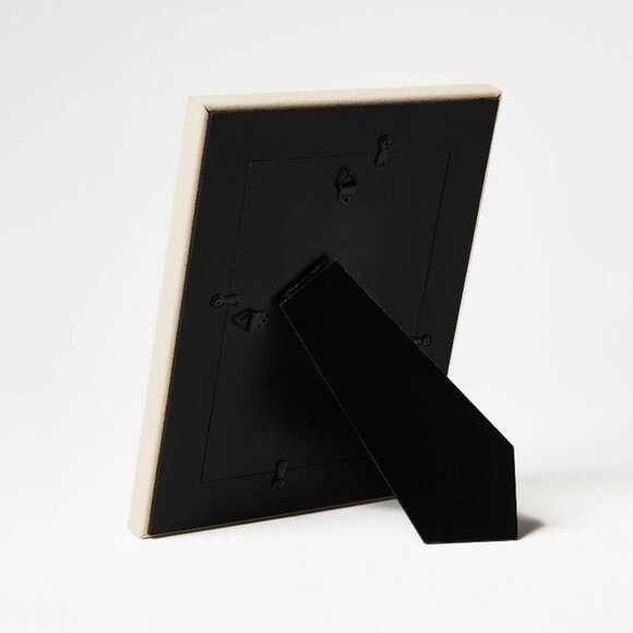 5x7 Shagreen Wrapped Single Image Table Frame Cream - Threshold Studio McGee - Picture 3 of 6